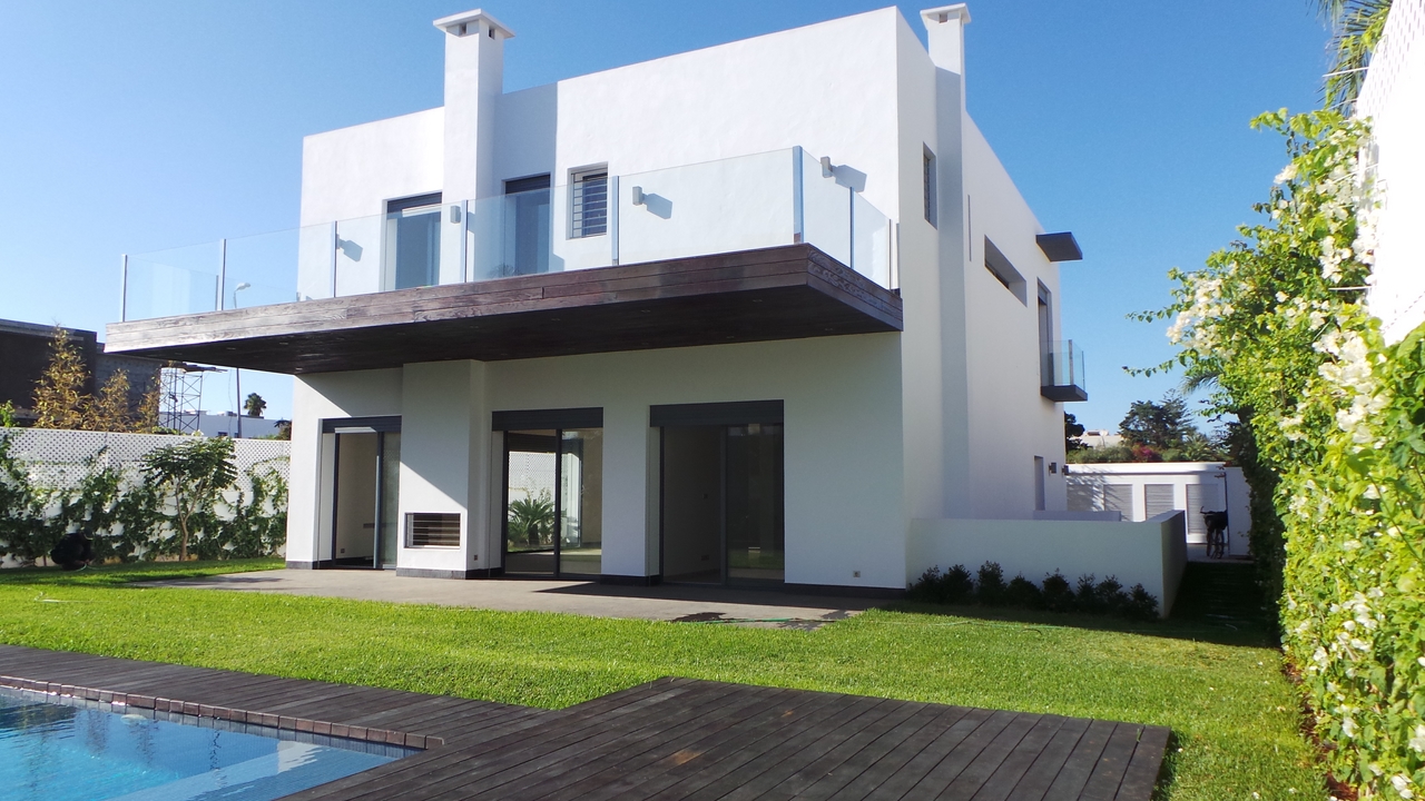 Location : villa moderne neuve longchamp cil casablanca